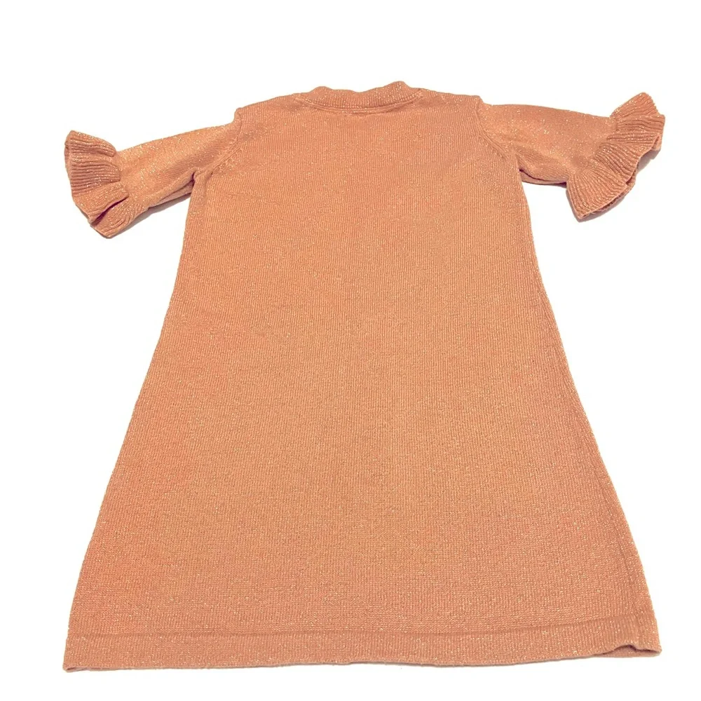 Gymboree Metallic Sweater Dress Girls Rose Gold Girls’ Sz‎ XXS (3)